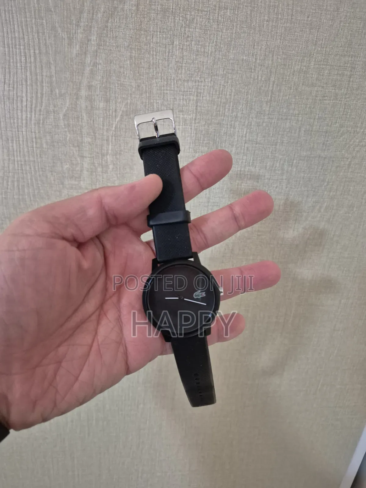 Wristwatch Lacoste All-Black Men's Watch – Excellent Condition