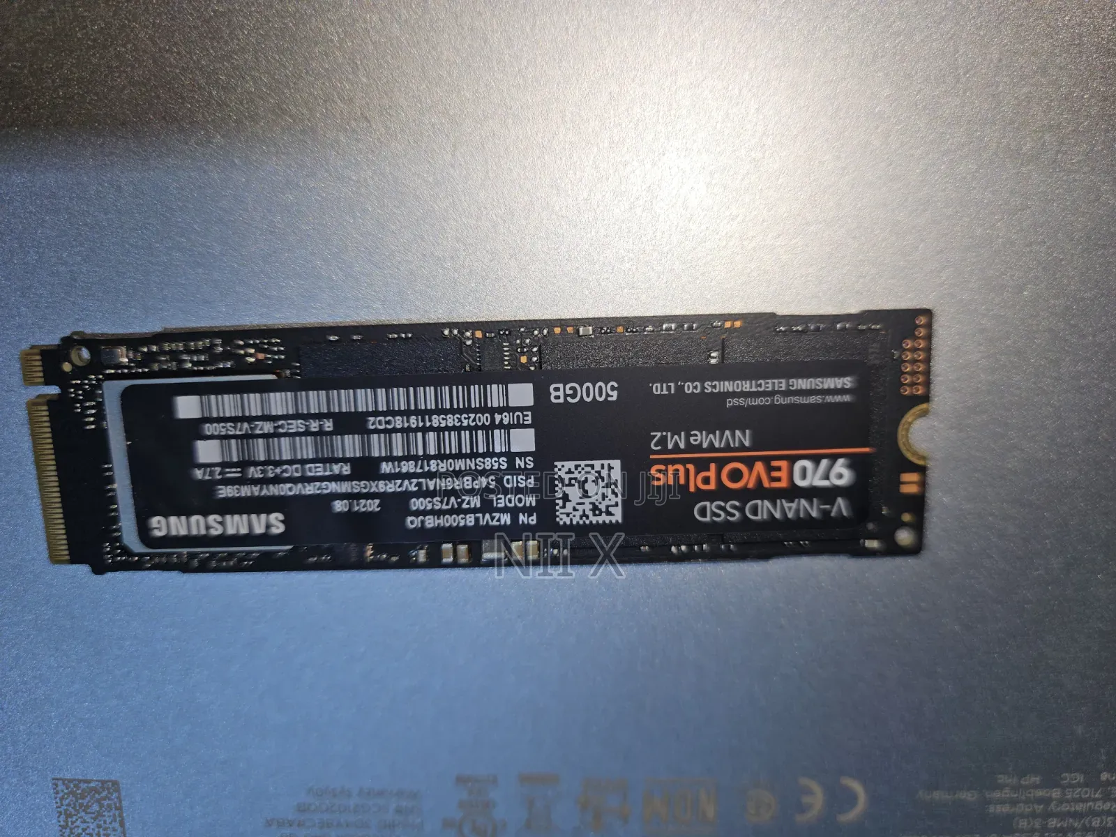 The Samsung 970 EVO Plus 500GB M.2 NVMe SSD