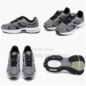 Men's Sport Shoes – Gray Black