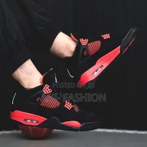 Nike Air Jordan 4 Retro "Thunder"Black/Red Master