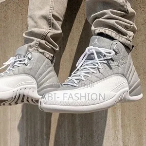 Nike Air Jordan 12 Retro "Stealth" White/Gray Made in Vietnam