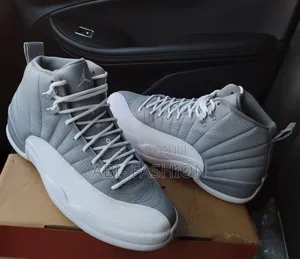 Nike Air Jordan 12 Retro "Stealth" White/Gray Made in Vietnam