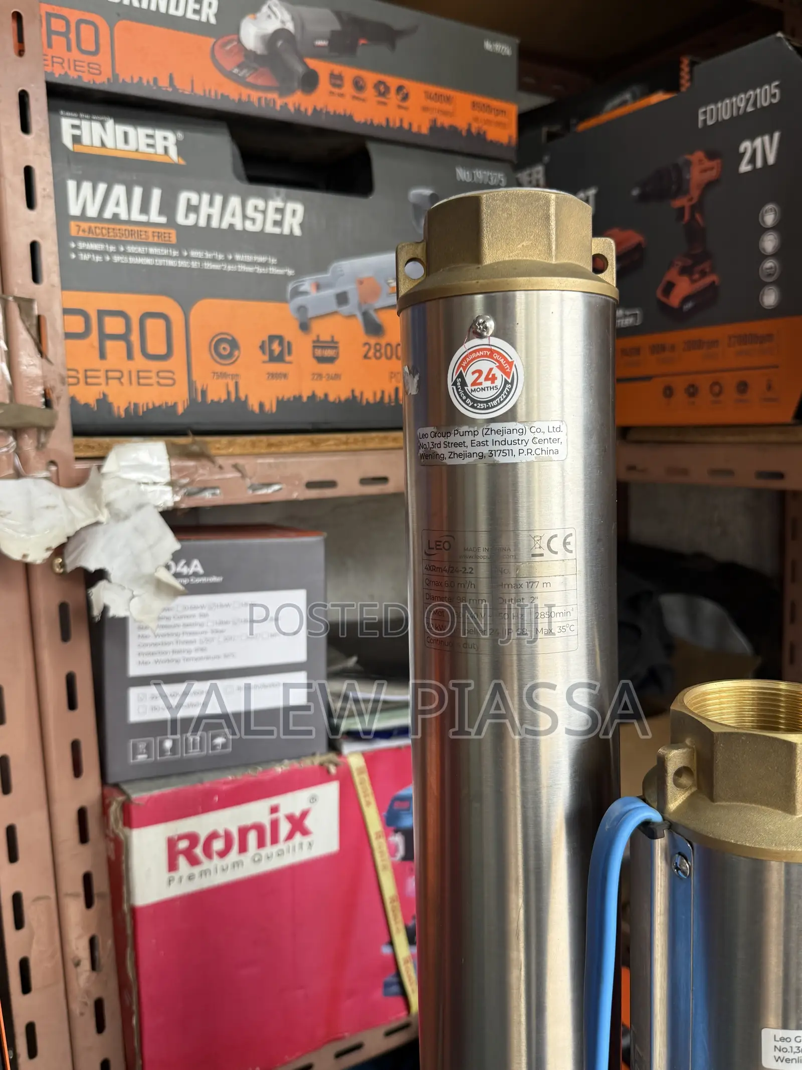 Leo Stainless Steel Deep Well Submersible Borehole Water Pump