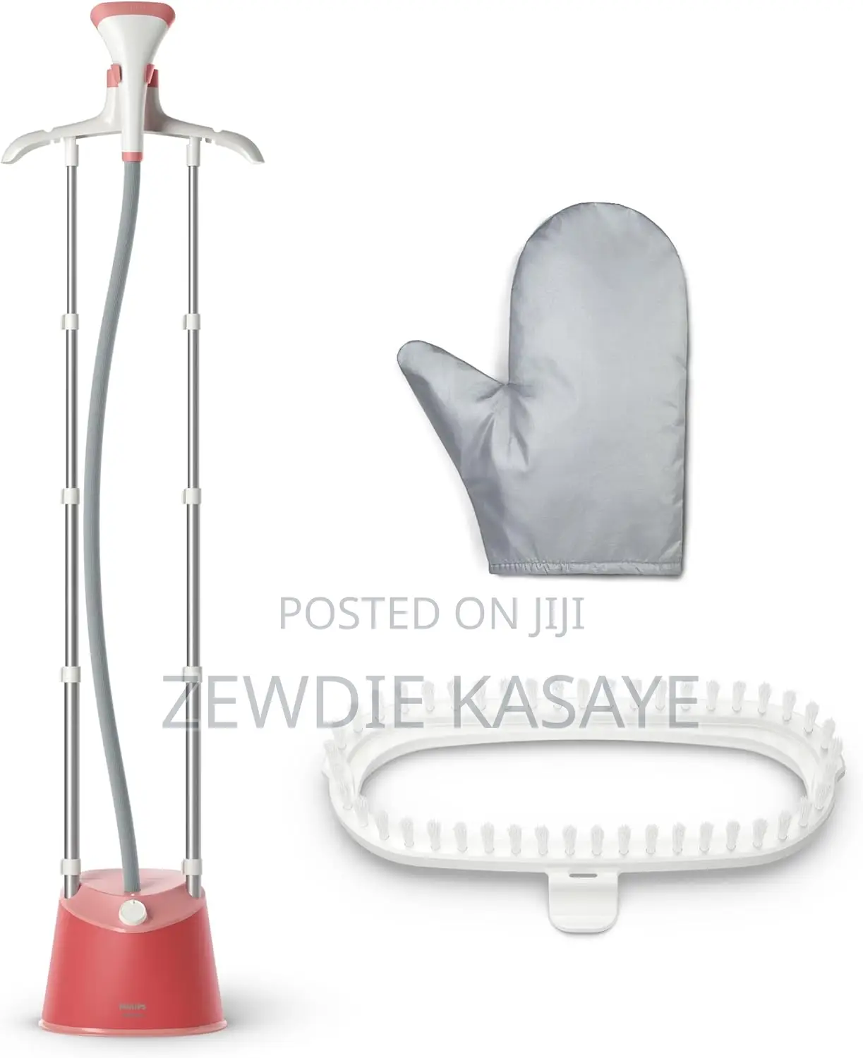 Philips Garment Steamer 1800 Watts – Soft Red STE1020/26