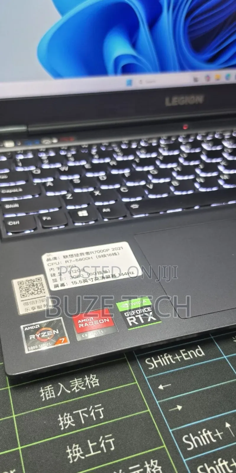 New Laptop Lenovo Legion 5 16GB AMD Ryzen 7 SSD 512GB