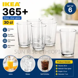 IKEA 365+ 300 Ml Clear Class- Set of 6