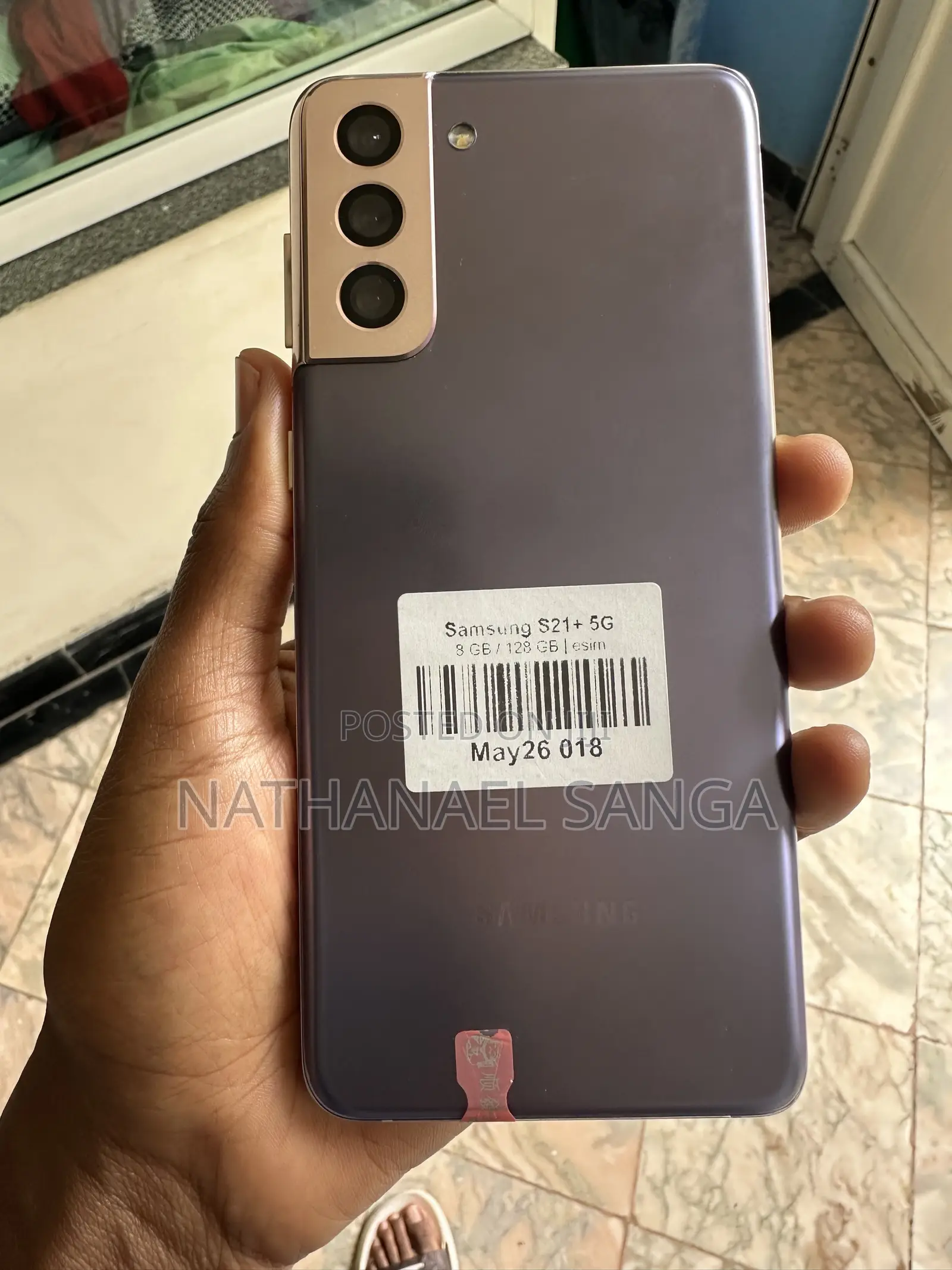 New Samsung Galaxy S21+ 5G 128 GB Purple