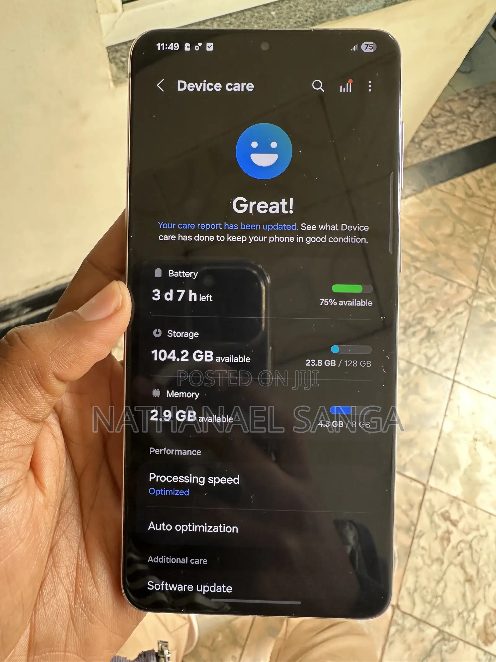 New Samsung Galaxy S21+ 5G 128 GB Purple
