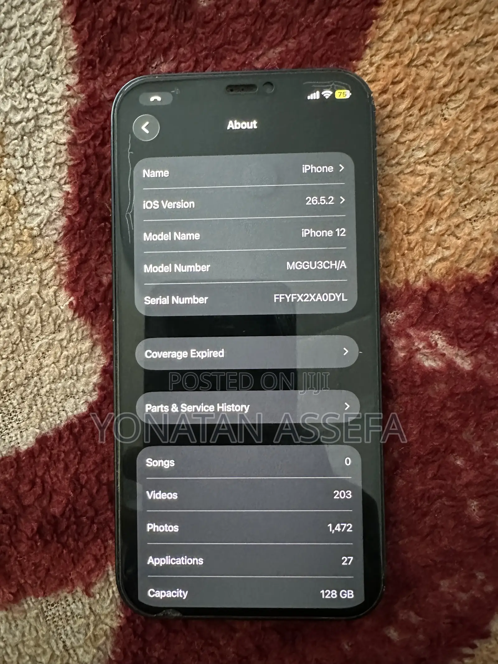 Apple iPhone 12 128 GB Black