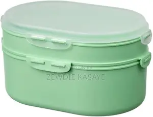 IKEA UTBJUDA Stackable Lunch Box for Dry Food, Light Green