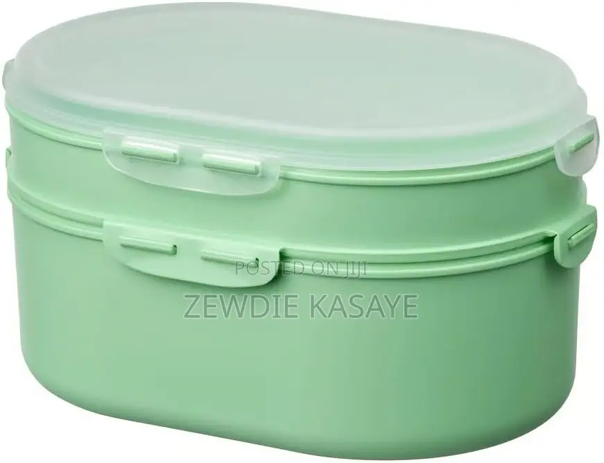 IKEA UTBJUDA Stackable Lunch Box for Dry Food, Light Green