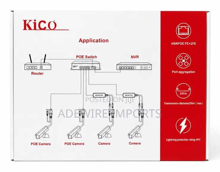 Kico Poe Switch 8port(with Vat)
