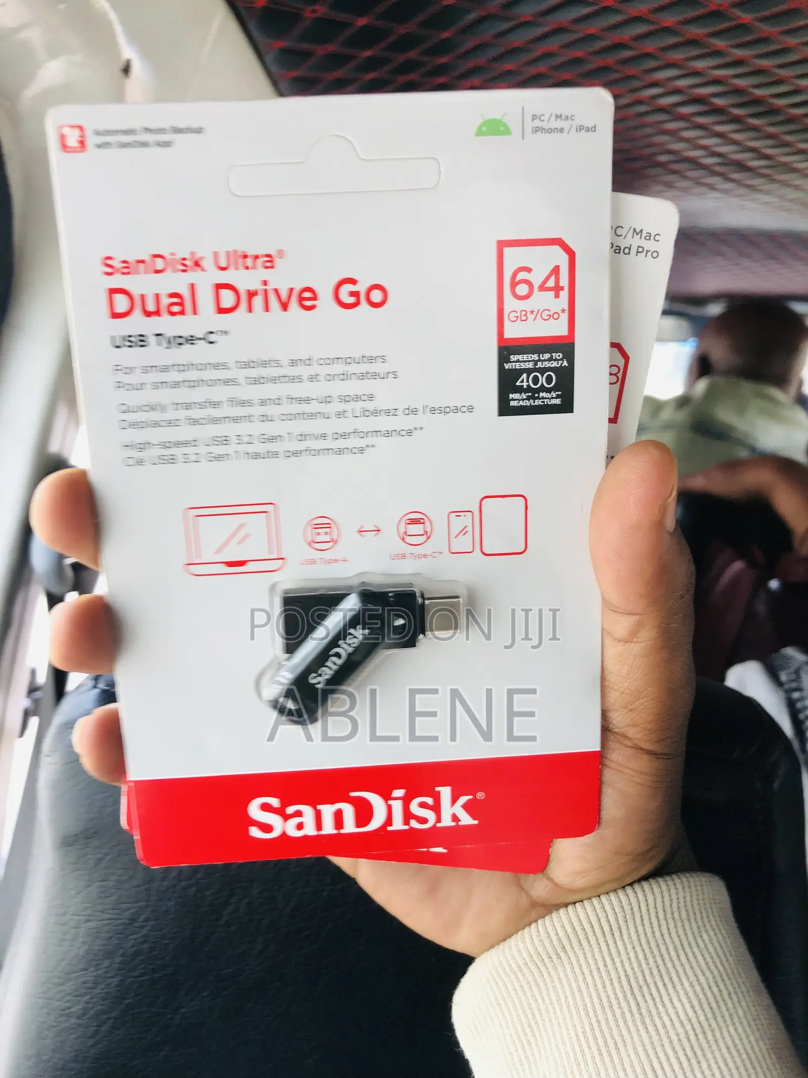 64gb SanDisk Ultra Dual Drive Go 64GB Is a 2-in-1