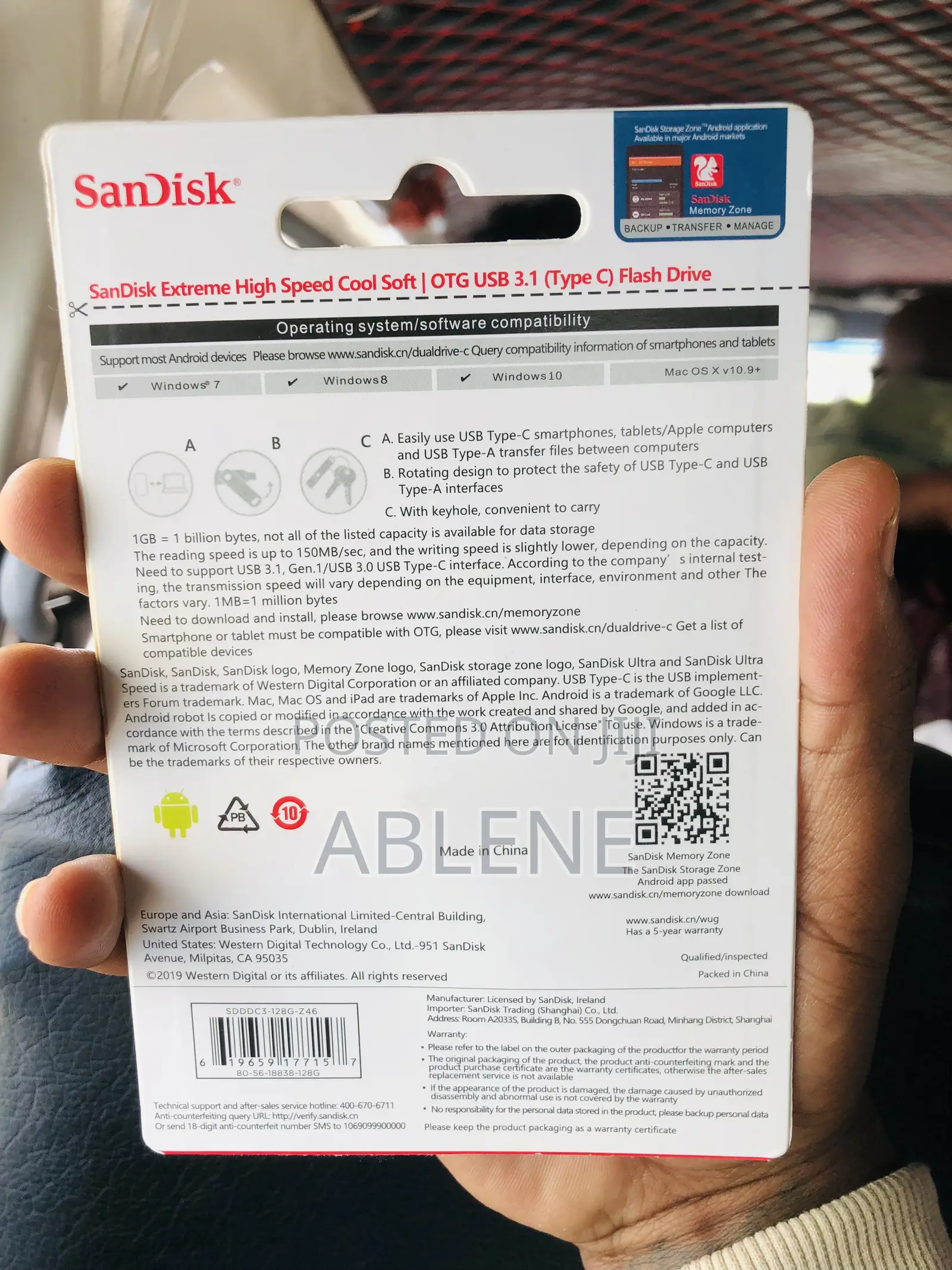 64gb SanDisk Ultra Dual Drive Go 64GB Is a 2-in-1