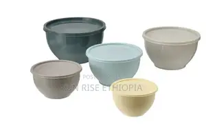 IKEA Bowl With Lid, Set of 5, Mixed Colours