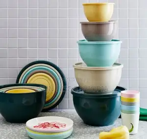IKEA Bowl With Lid, Set of 5, Mixed Colours
