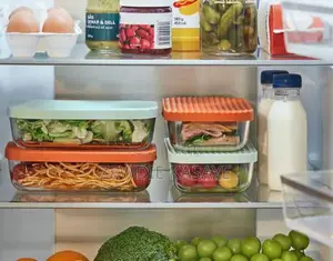 IKEA HAVSTOBIS Glass Food Container With Lid, 700 Ml