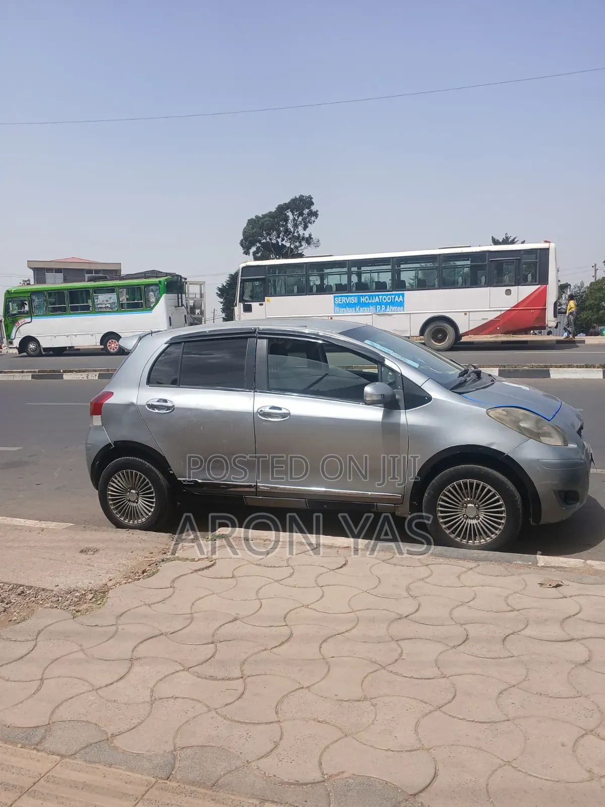 Toyota Yaris 2008 Gray