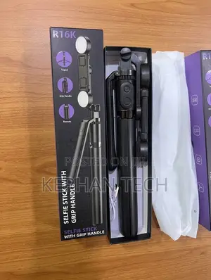 R16K All-in-One Selfie Stick Tripod With Dual Fill Lights