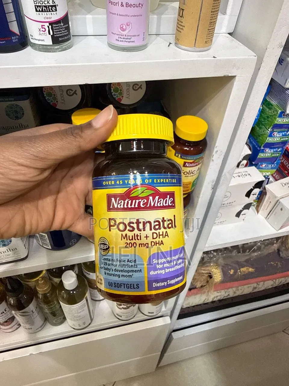 Nature Made Postnatal Multi + DHA 60 Softgels Original From USA