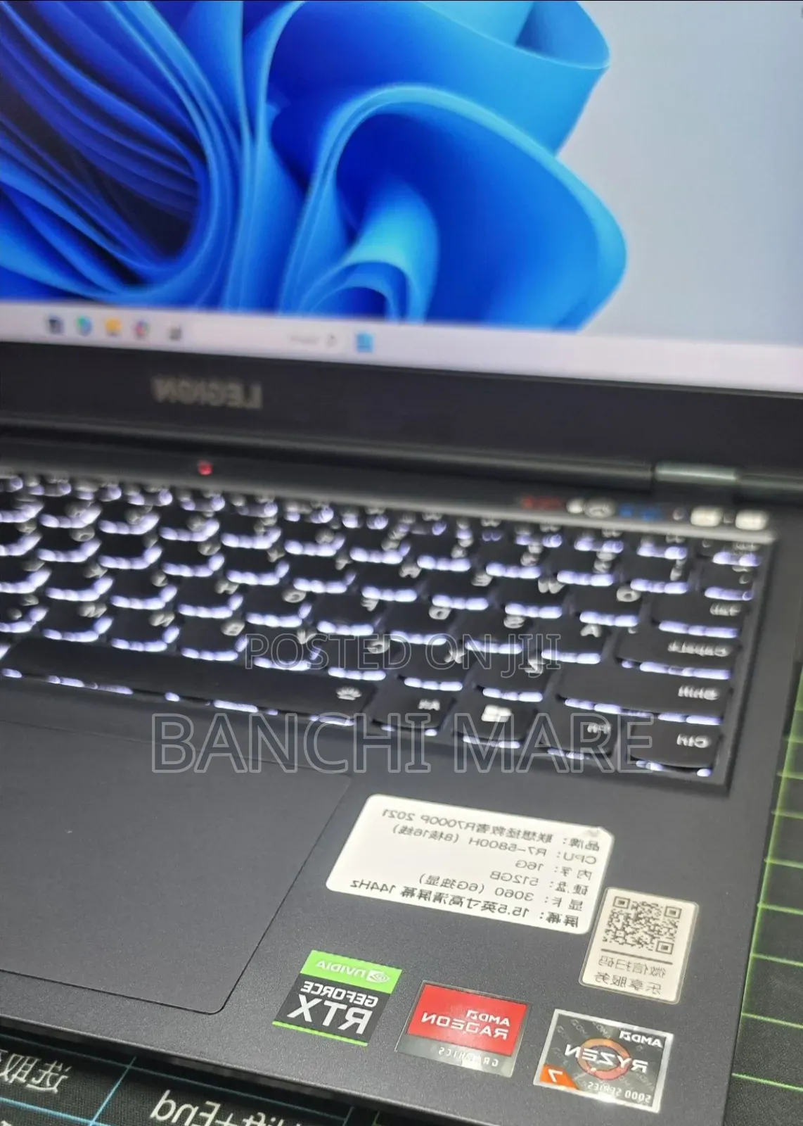 New Laptop Lenovo Legion 5 16GB AMD Ryzen 7 SSD 512GB