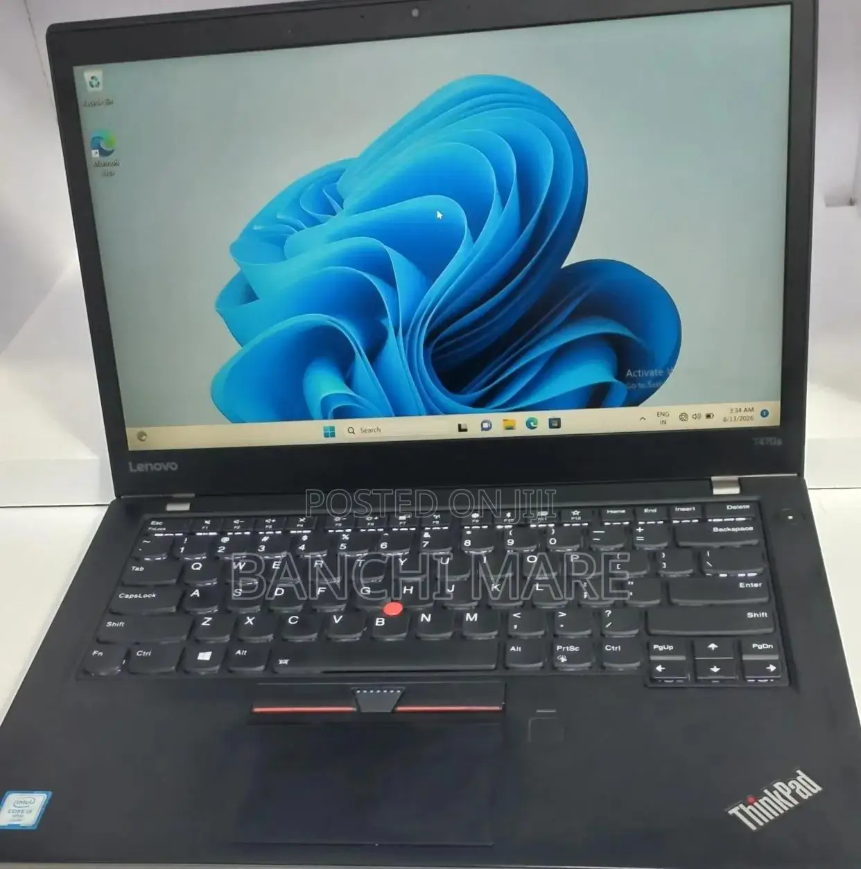 New Laptop Lenovo ThinkPad T470s 8GB Intel Core i5 SSD 256GB