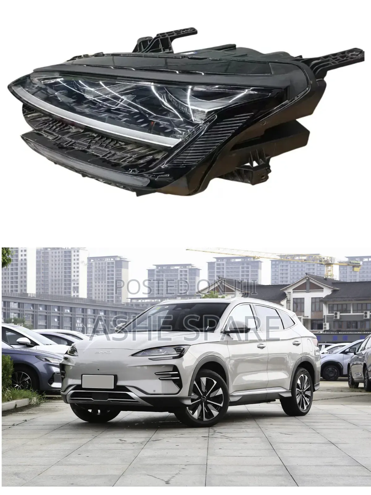 Byd Song Plus Head Lamp( 9 Pin)