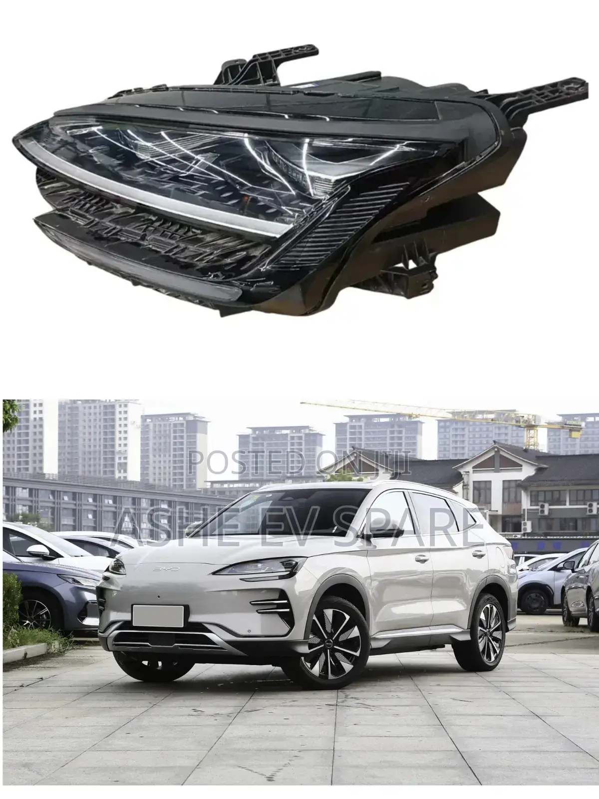 Byd Song Plus Head Lamp( 9 Pin)
