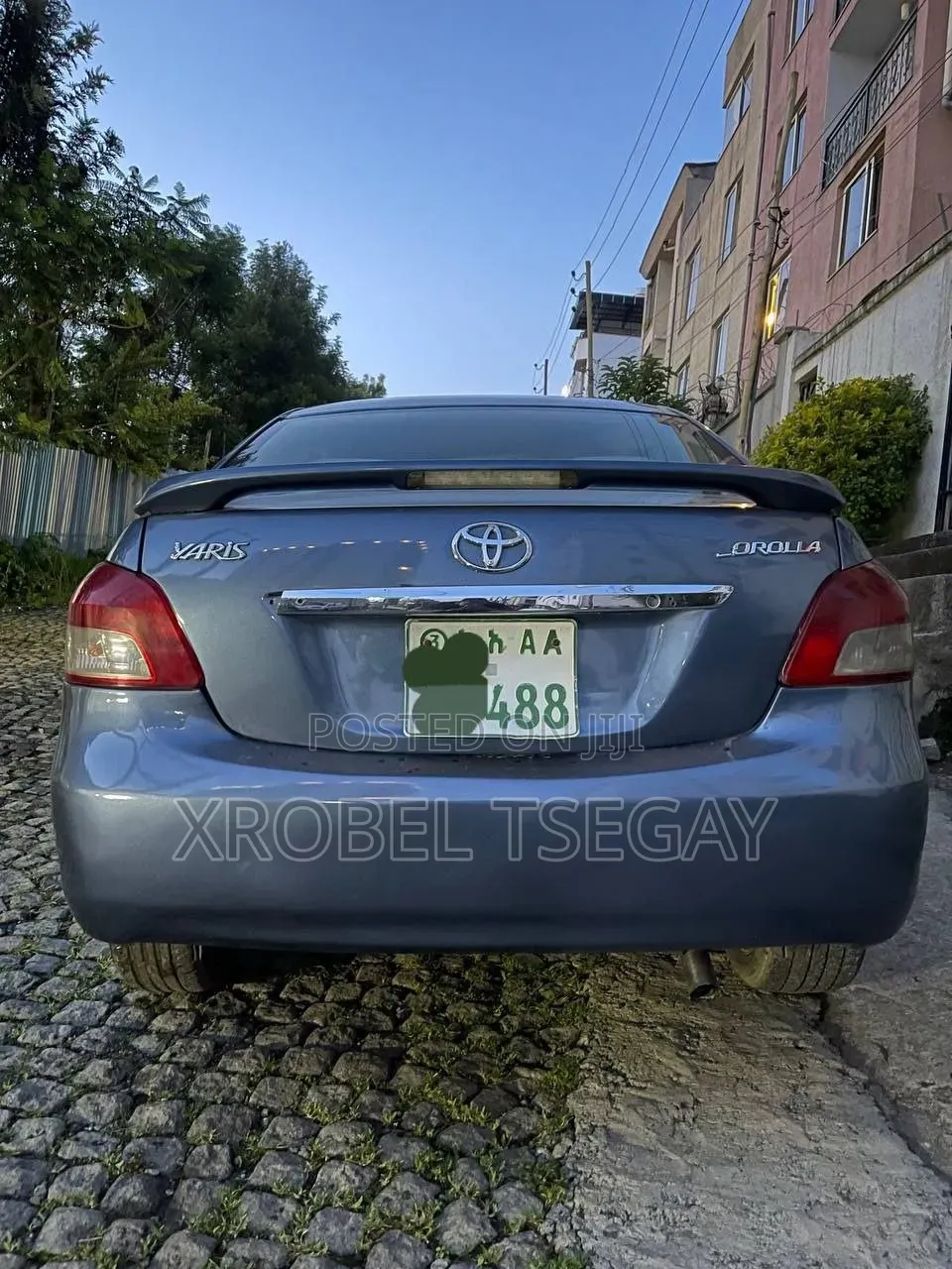 Toyota Yaris 2007 Blue