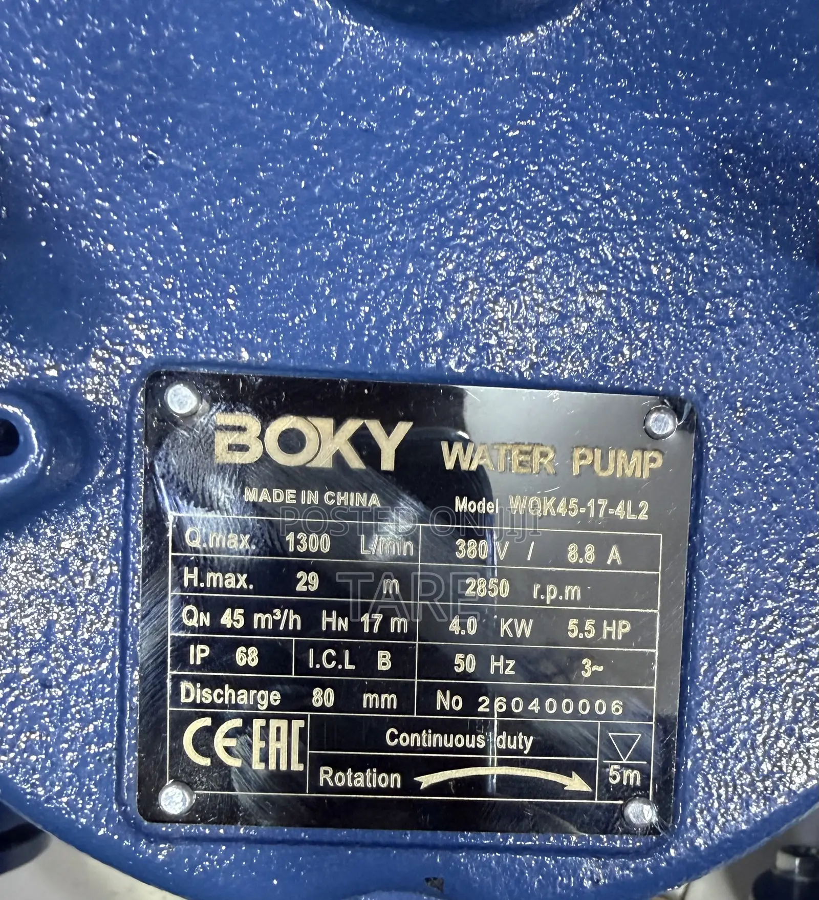 Sewage Submersible Water Pump