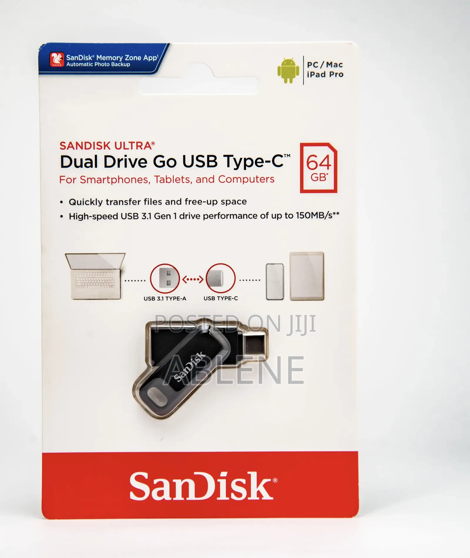 64GB SanDisk Ultra Dual Drive Go USB Type-C