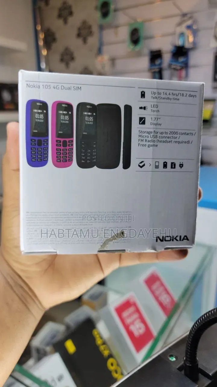 New Nokia 105 Black