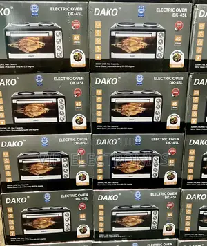 DAKO Mini Oven 45L Electric Oven With Double Hot Plates – 3200W