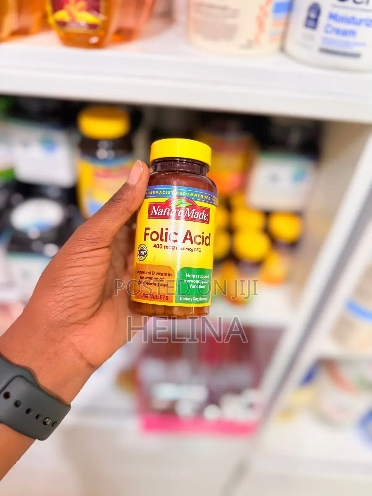 250 Tablets Nature Made Folic Acid 400mcg Prenatal Support From USA