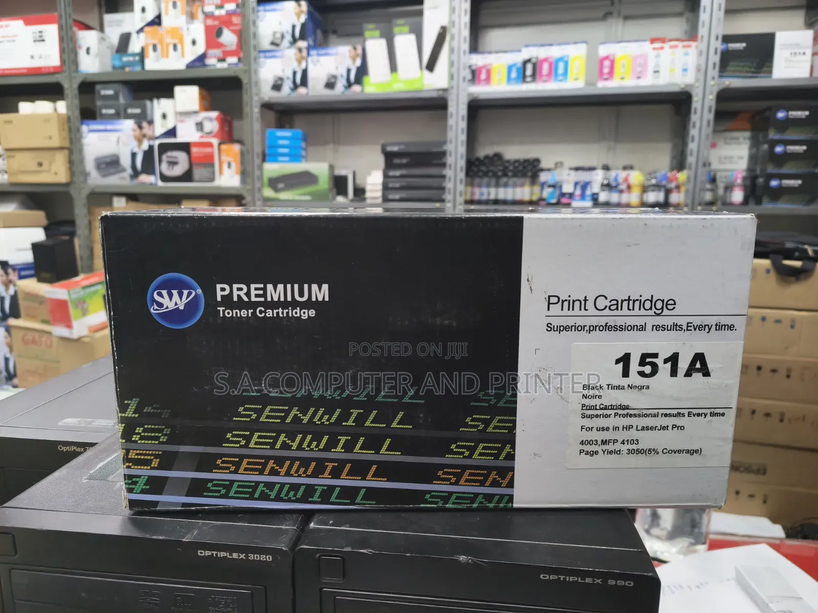 SENWILL 151A Black Toner Cartridge for HP LaserJet Pro 4003 / MFP 4103