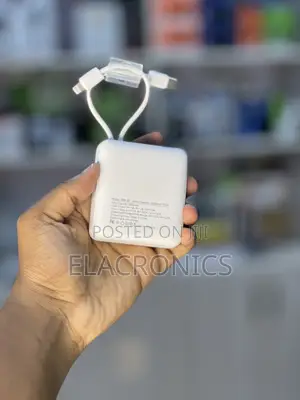 T-Max Power Bank 10000mAh 22.5W Built-in Cable (Fast Charge)