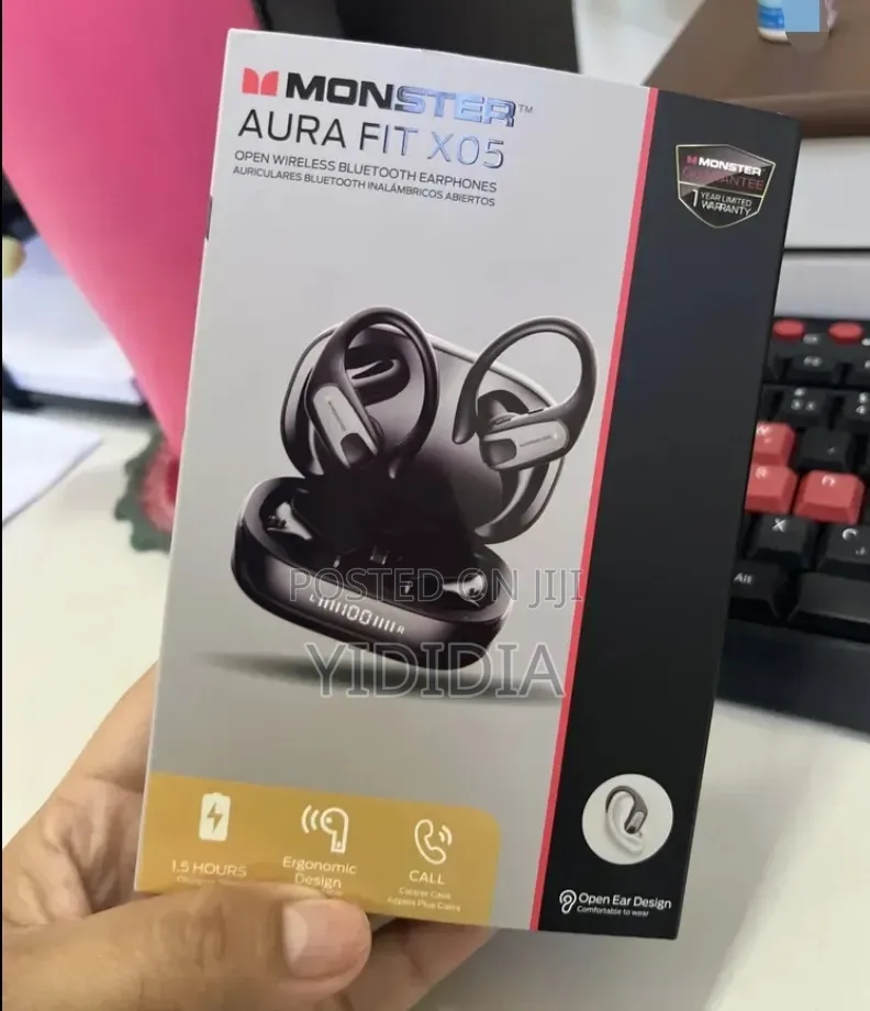 MONSTER AURA FIT X05 – Open-Ear Bluetooth Earphones