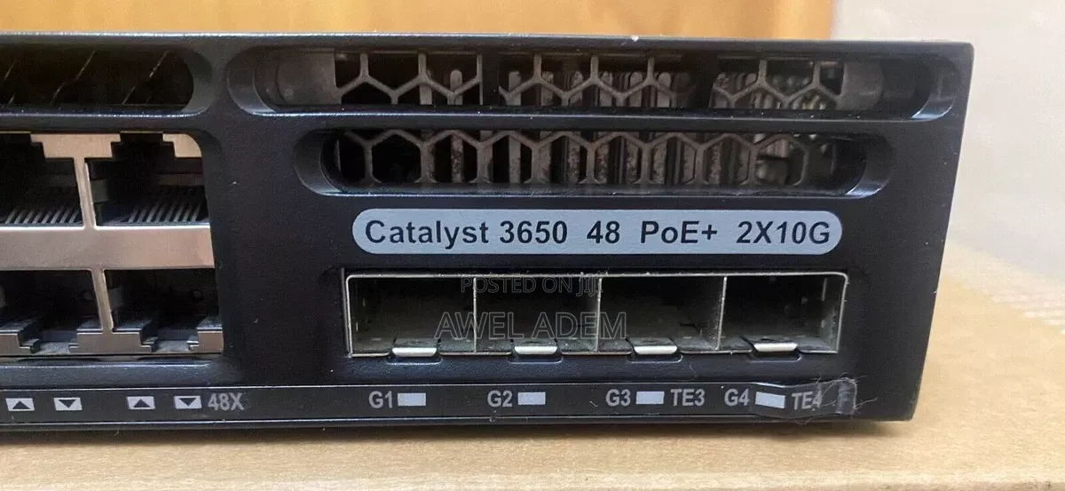 Cisco Catalyst WS-C3650-48PD-L 48 GbE PoE+ Ports, 2 10G and 2 1G
