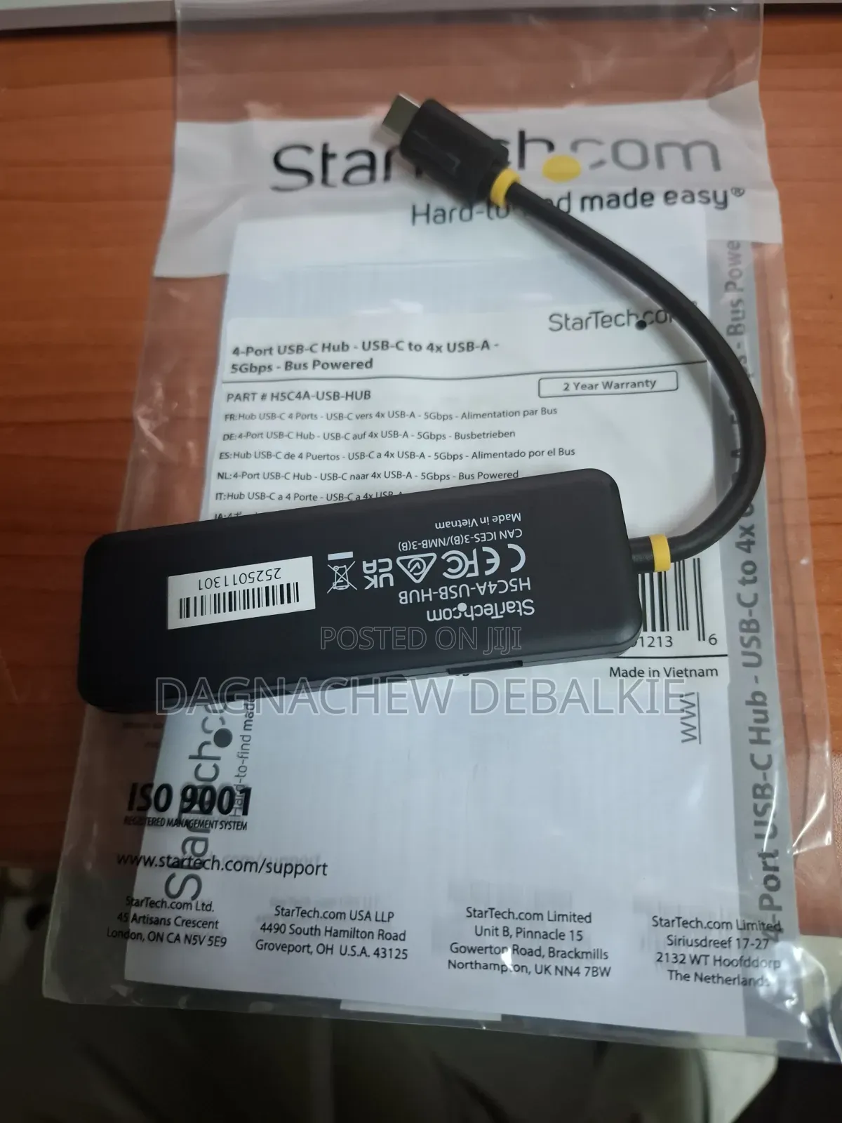 4-Port USB-C Hub