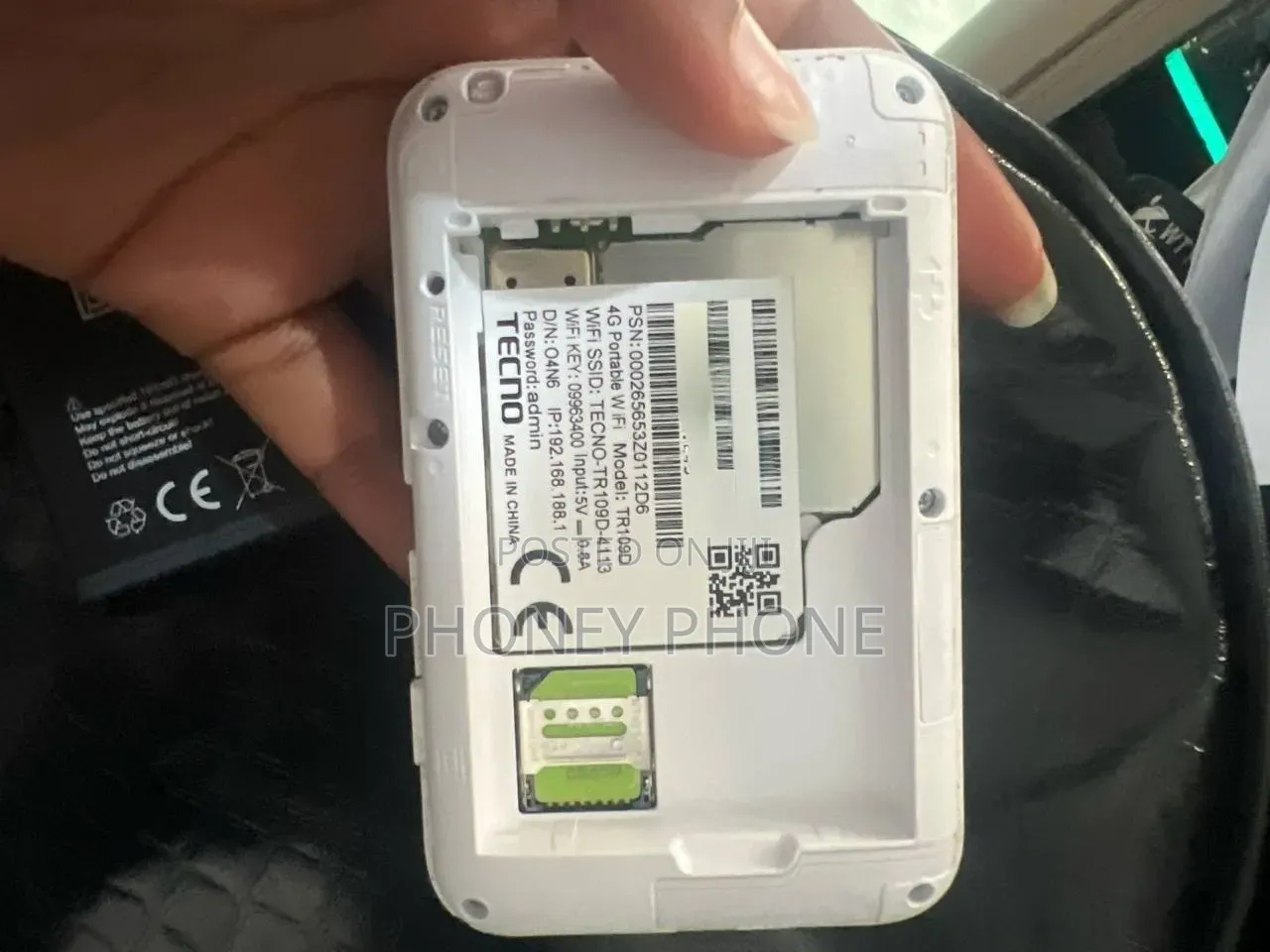 Tecno Portable Wifi Router