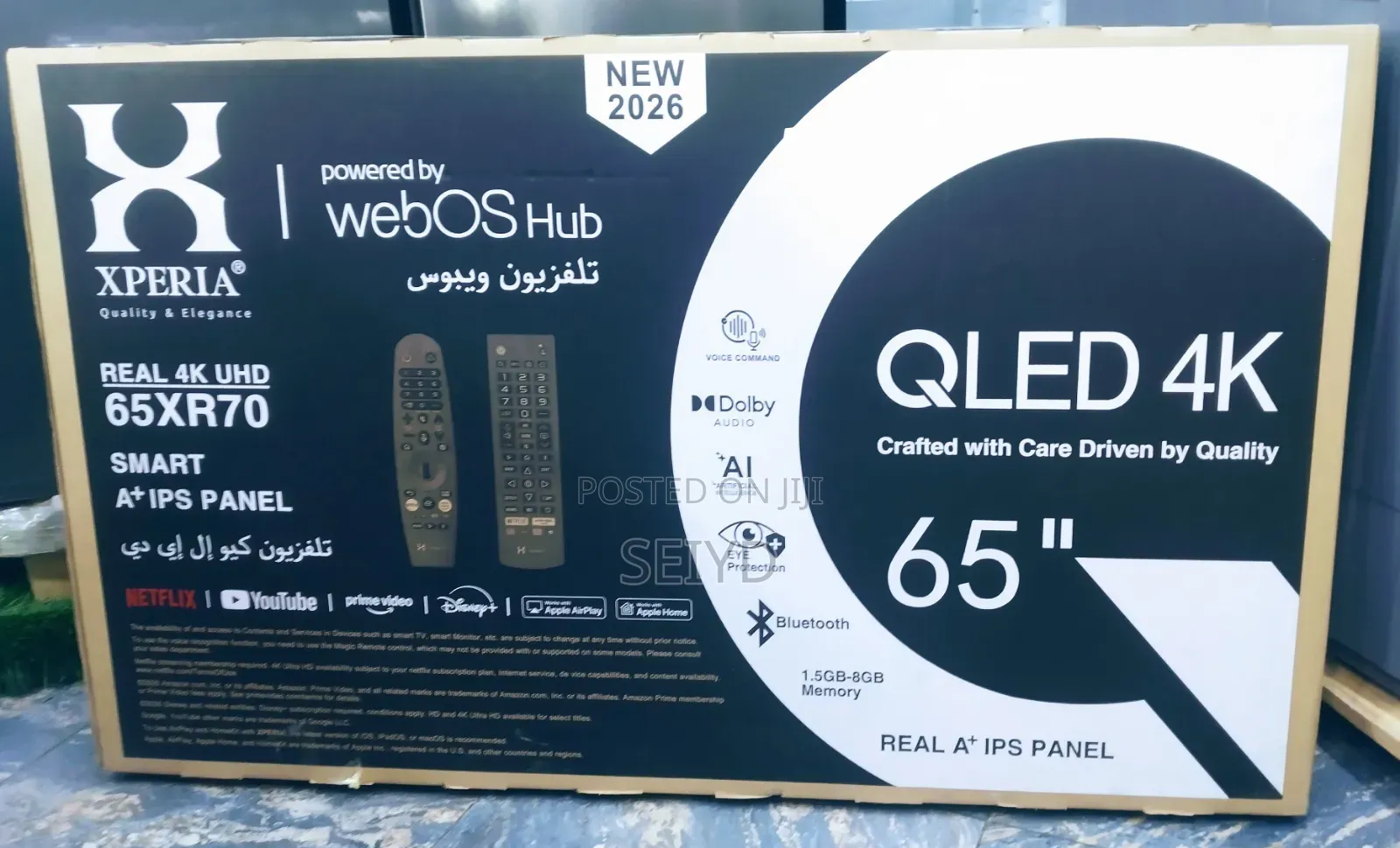 XPERIA TV 65 Inch Webos Androyd