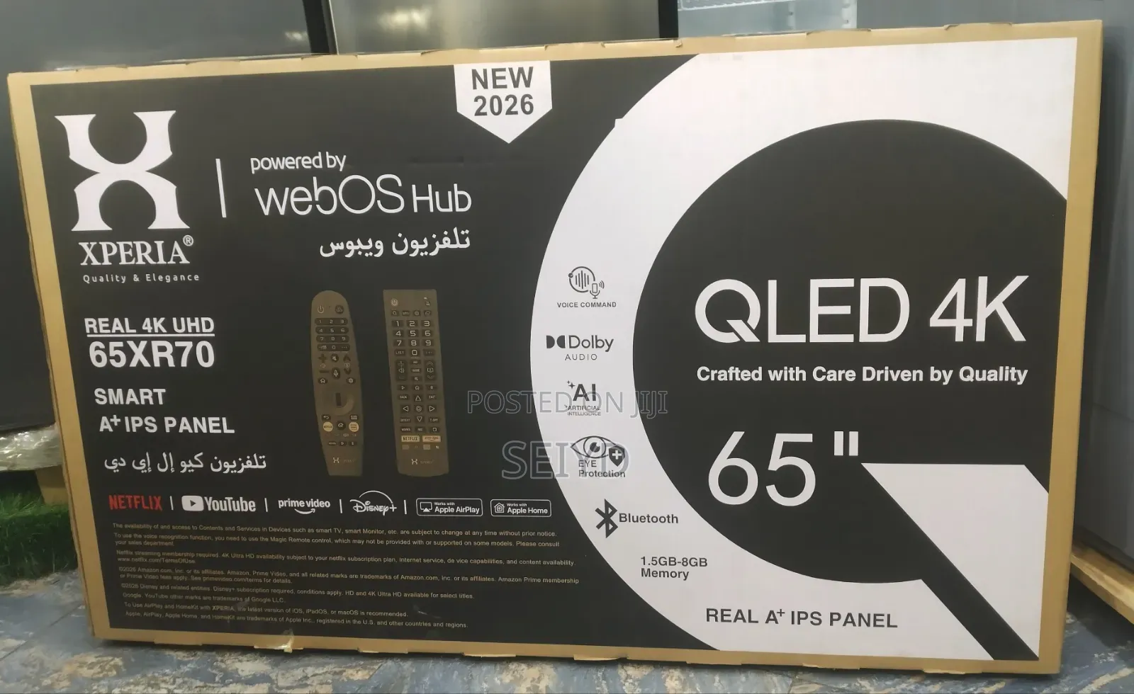 XPERIA TV 65 Inch Webos Androyd