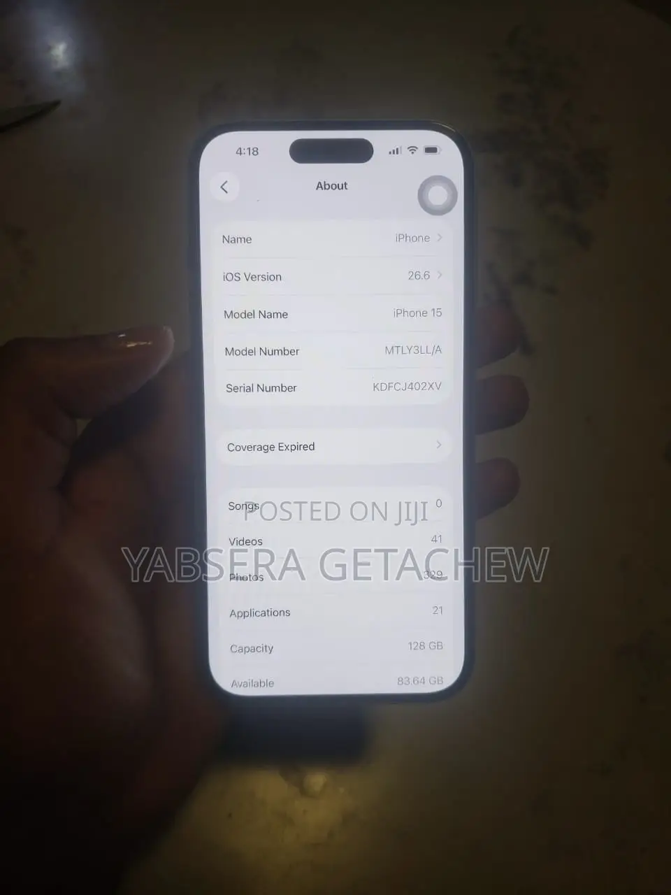 Apple iPhone 15 128 GB Blue