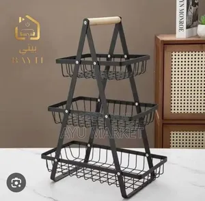  ባለ3 መደርደሪያ የፍሩት ራክ