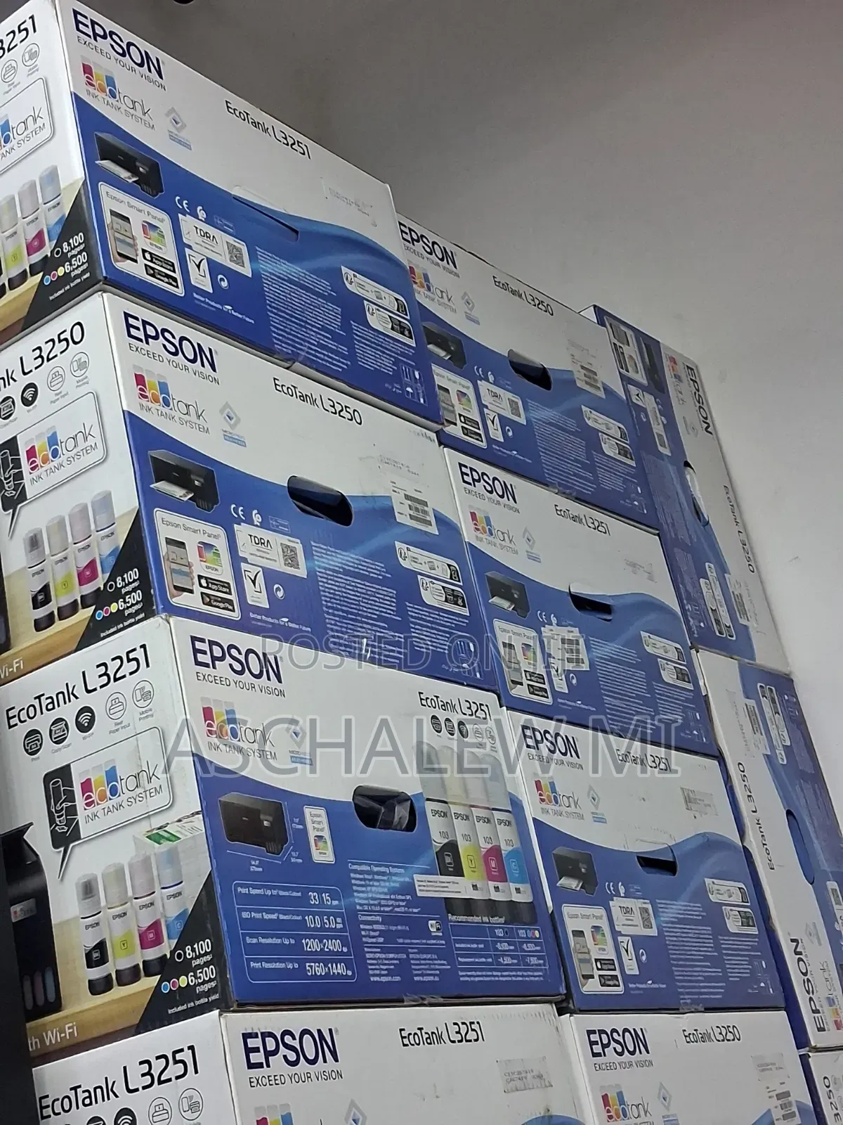  Epson EcoTank L3250 Wi-Fi All-in-One Printer