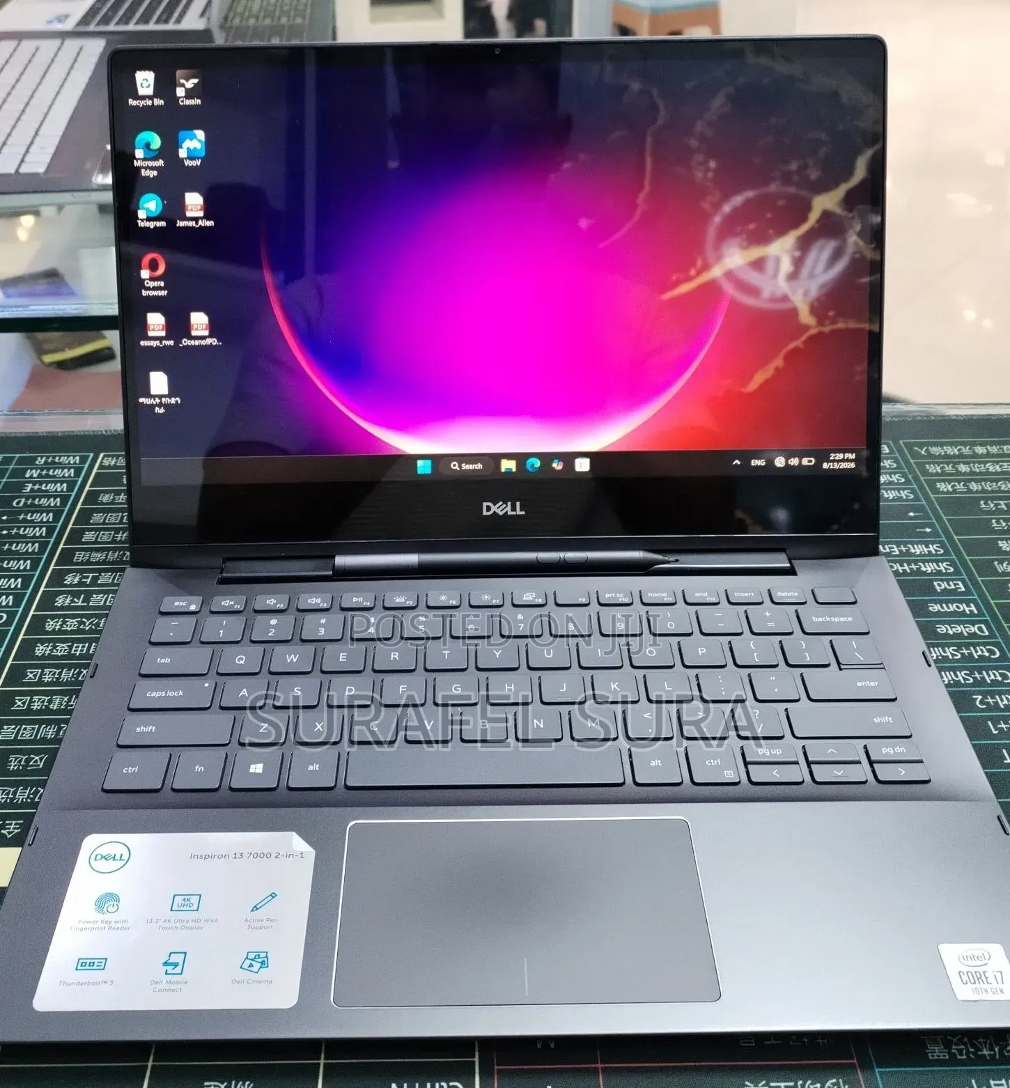New Laptop Dell Inspiron 13 7000 16GB Intel Core i7 SSD 512GB