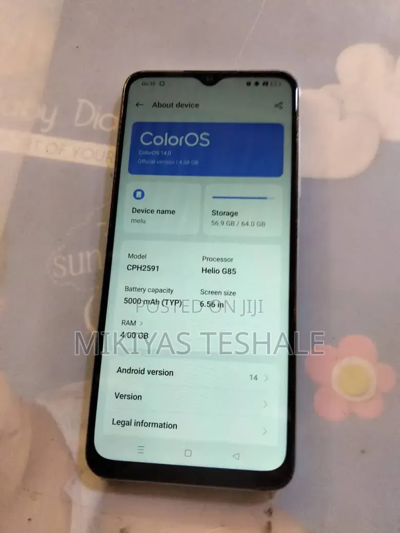 Oppo A18 64 GB Blue