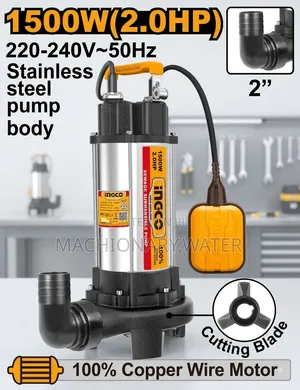 Ingco Sewage Submersible(የቆሻሻ ውሀ) Water Pump 2hp