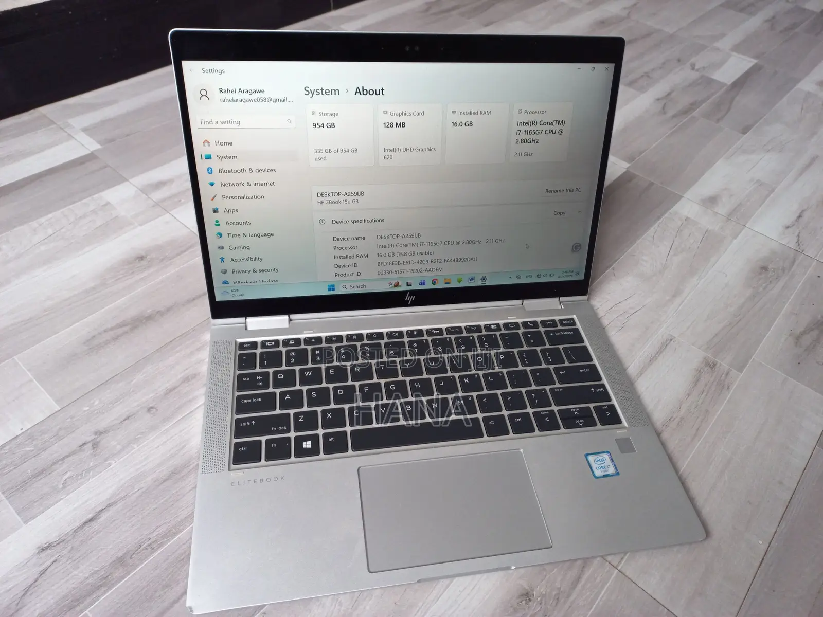 Laptop HP EliteBook 840 16GB Intel Core i7 SSD 1T