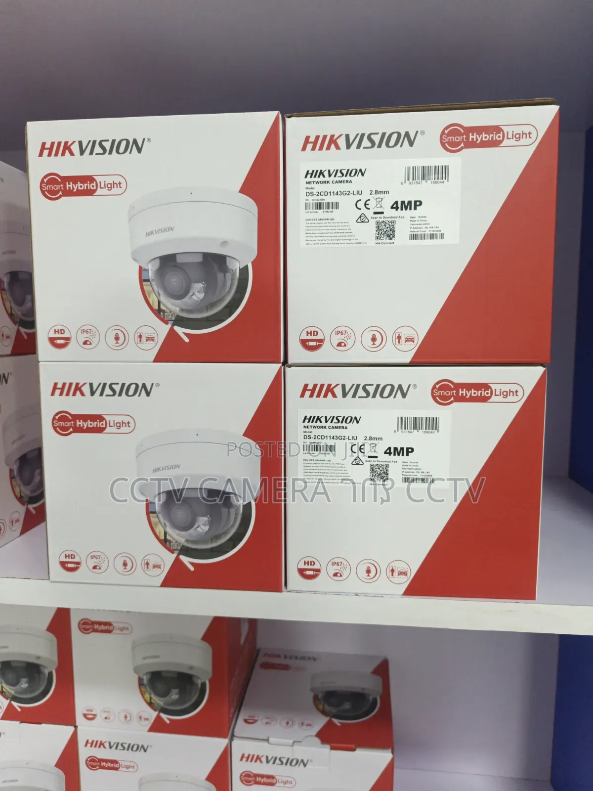 Hikvision Smart Hybrid 4mp Ip Camera